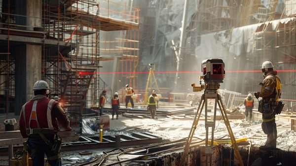 Maîtrisez la précision avec un niveau laser rotatif